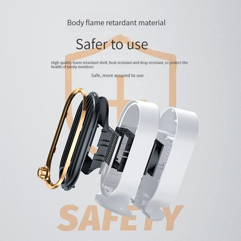 Household 800w Energy Saving PTC Ceramic Heater Electric Portable Fan Heater For Room Office