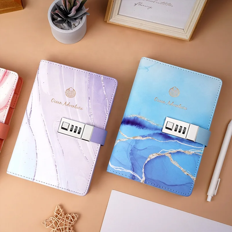 ready to ship wholesale custom journal personalized secret diary with lock and key