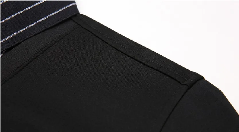 long sleeve  new style  v-neck false two t-shirts for men custom