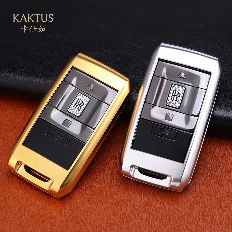 Car Key Case for Rolls Royce Aluminium alloy protect Cover Cullinan 18 Phantom 21 Ghost car key shell