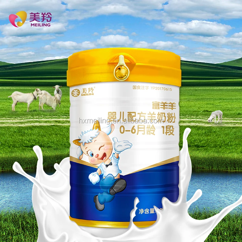 baby box packing  instant dry baby infant formula whole cream white goat milk powder (0 - 6Months Age)