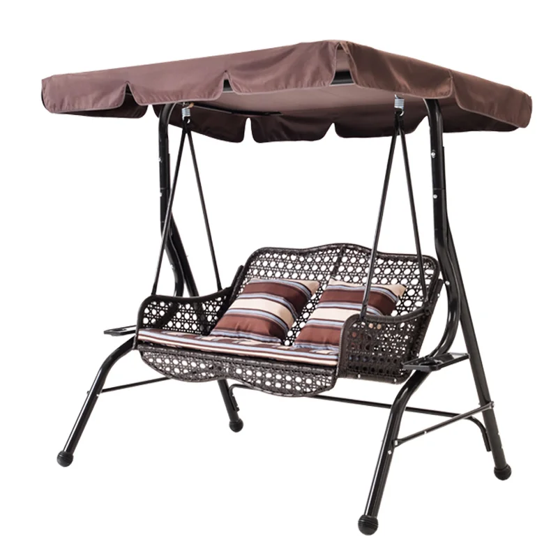 
outdoor patio hanging swing bench patio swing canopy cover outdoor swing glider rocking chair patio bench for 2 person 