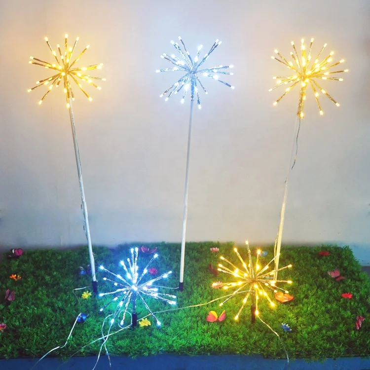 Xmas Party Garden Outdoor Decoration Light Stick Light  Firework LED  Starburst Fairy Lights
