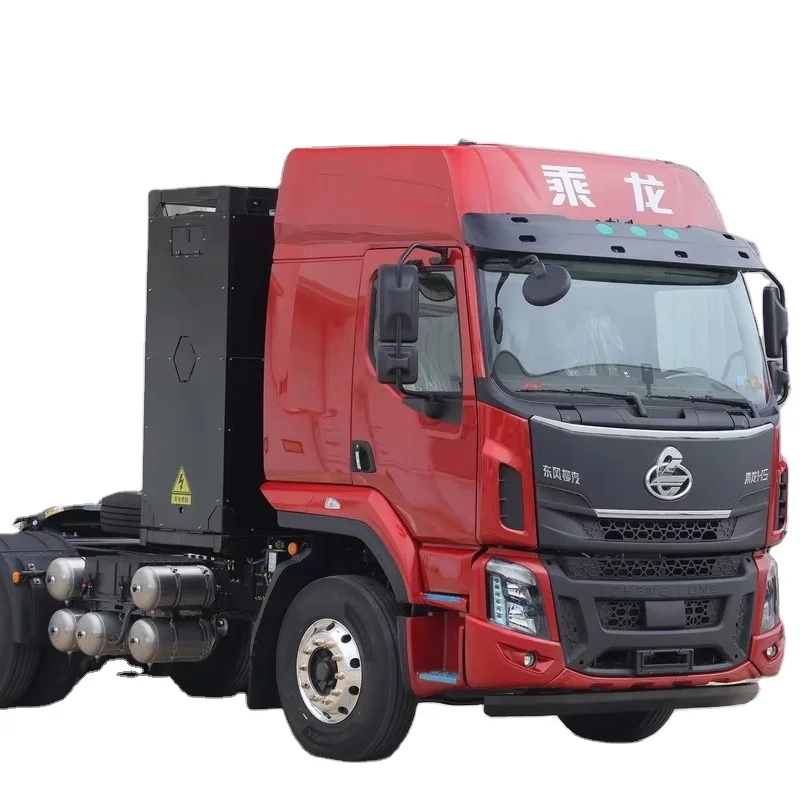 Dongfeng H5 6x4 Heavy Duty Electric Tractor with High Roof Double Bunk and Fast Swap Battery