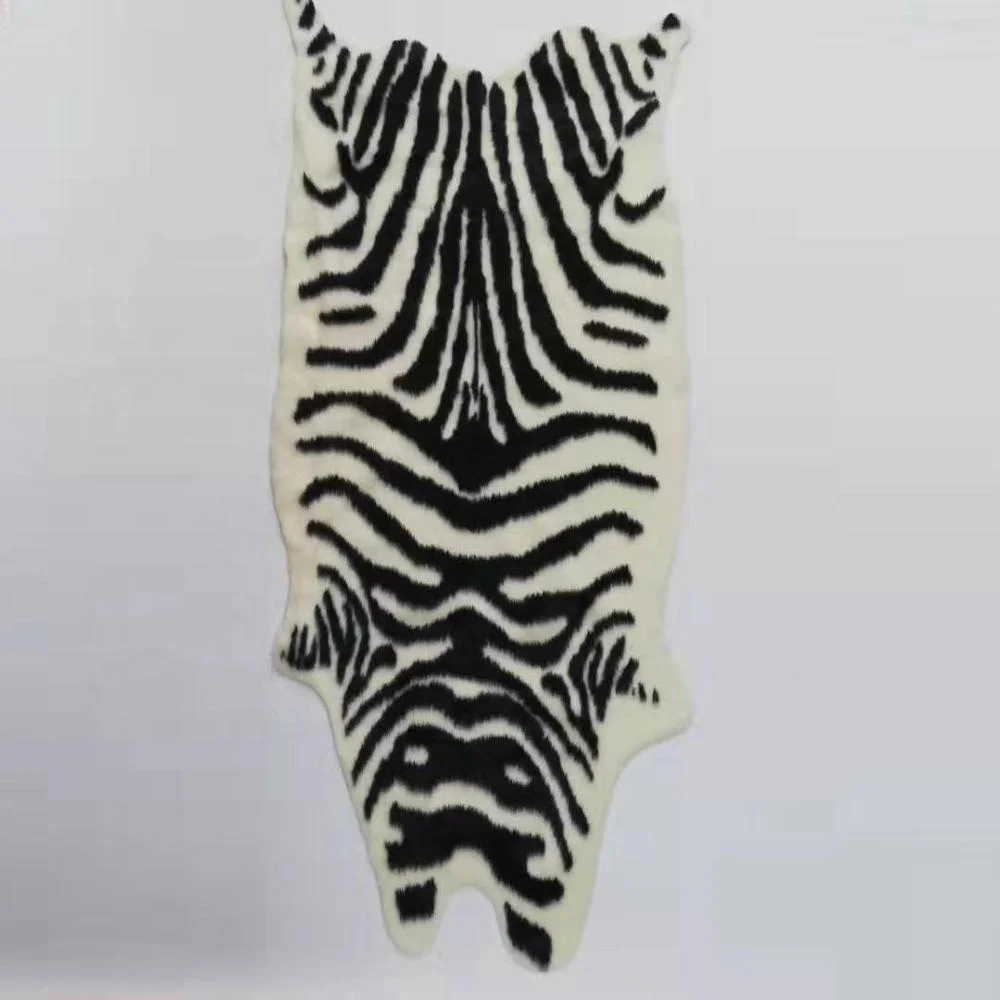 Wholesale Ready Stock Animal Skin Faux Fur Cow Rug Household Printed Cowhide Rug Prayer Rug