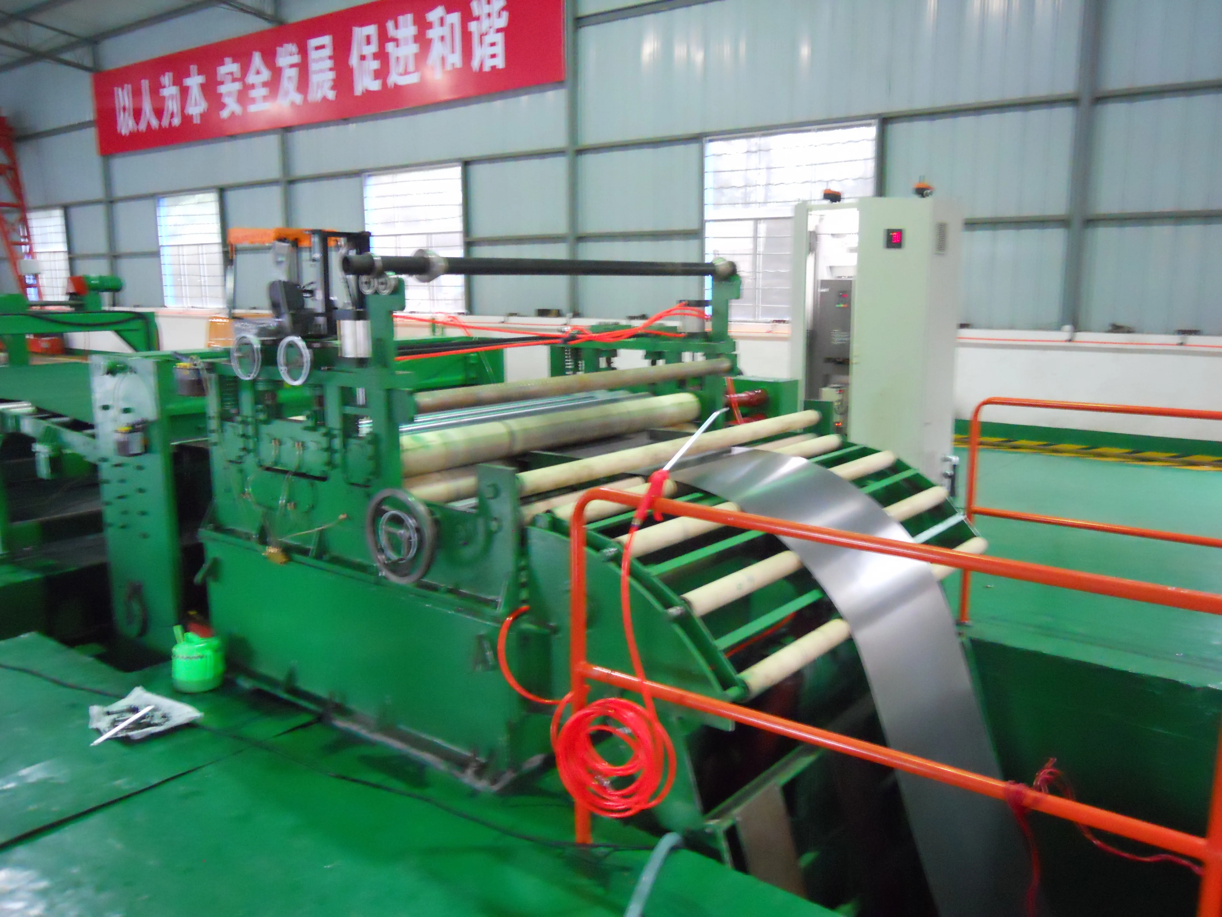 
Jiangsu hydraulic stainless steel Cut to length machines 