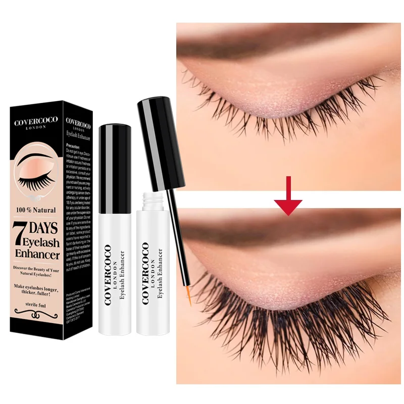 
COCOCOVER 100% Natural Beautiful Longer Thicker Waterproof 7 Days Serum Eyelash Growth Enhancer Serum 