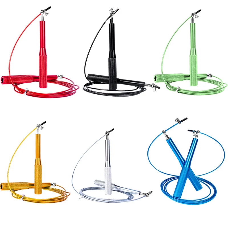 classic body shaped gym equipment durable comfortable multi-color sponge foam bearing skip jump rope with thicken solid PVC wire
