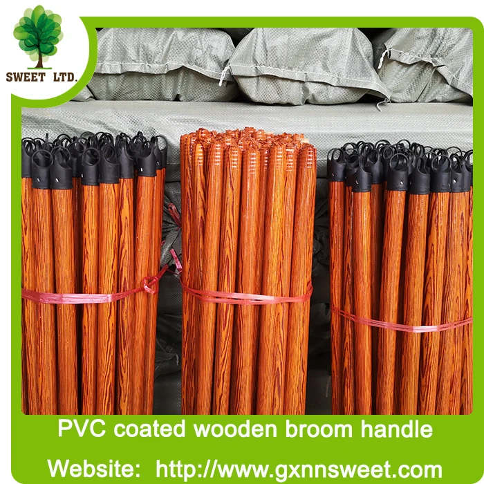 Chinese wooden broom stick supplier making Eucalyptus wooden broomstick