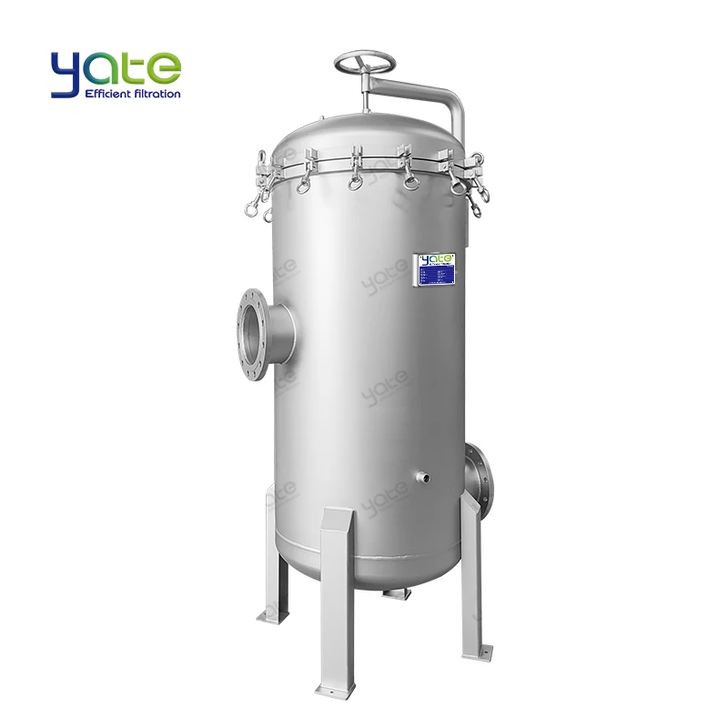 Customize 316 Stainless Steel 1 Micrim Sunflower Oil Sediment Bag Filter Machine Housing Filtration System