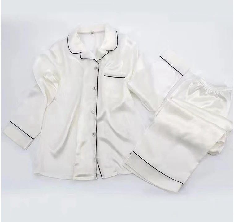 Factory Silk Pajamas Customized Womens Pyjama High Quality Undefined Clothing Supplier China Digital Printing Woven Satin