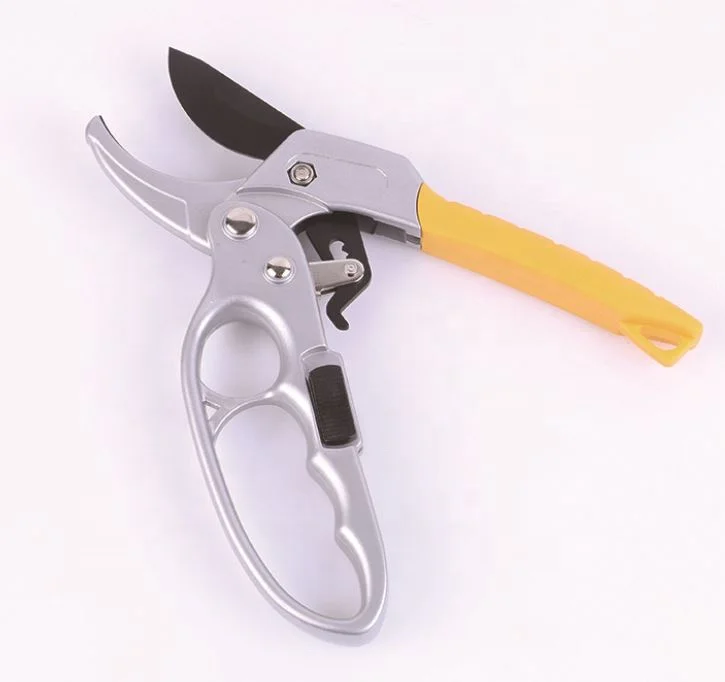 Wholesale labor-saving fruit branch scissors gardening scissors  fruit tree branch pruning scissors Ratchet pruning shears