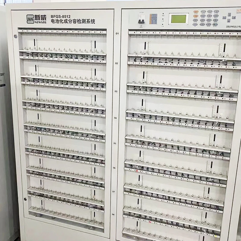 Original NEWARE BFGS-8512 Grading Equipment 512 Cell Channel Li-ion Battery Capacity Charge and Discharge Tester