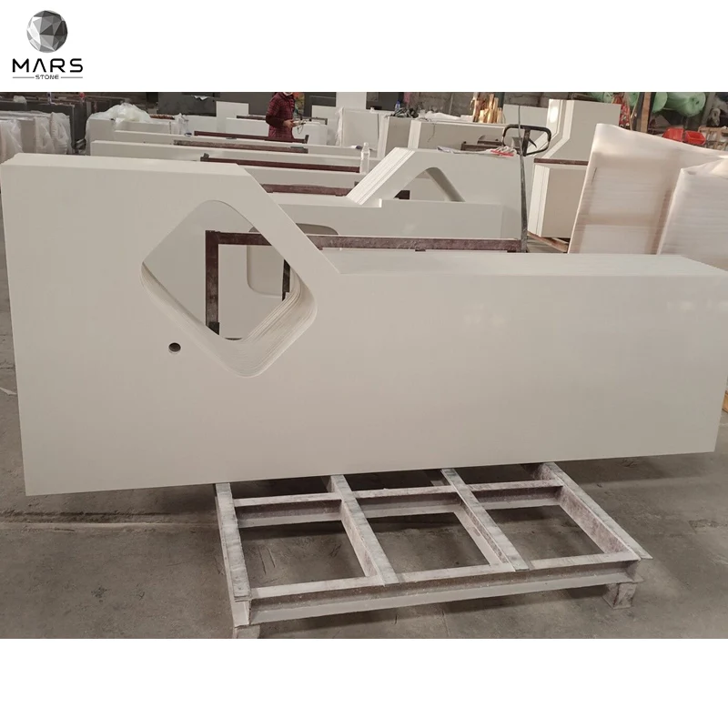 Заказной Stein Venus Quartz Arbeitsplatte инженерные каменные рабочие Топы кухонные острова кварцевые столешницы