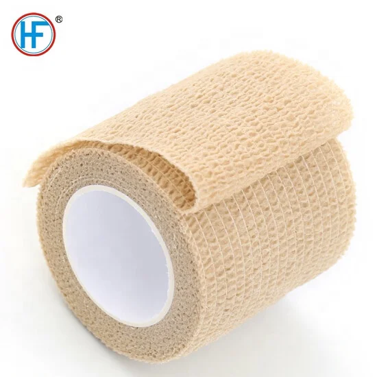 Factory Manufacturer No Woven Sweat Absorbing Self-adhesive Elastic Cohesive Bandage