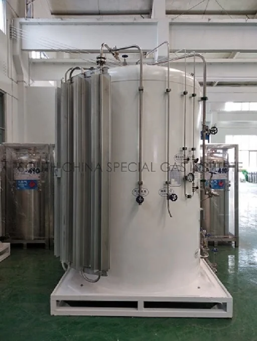 3m3- 5m3 Stainless steel  micro cryogenic  bulk  tank cryogenic liquid  pressure vessel for gas filling