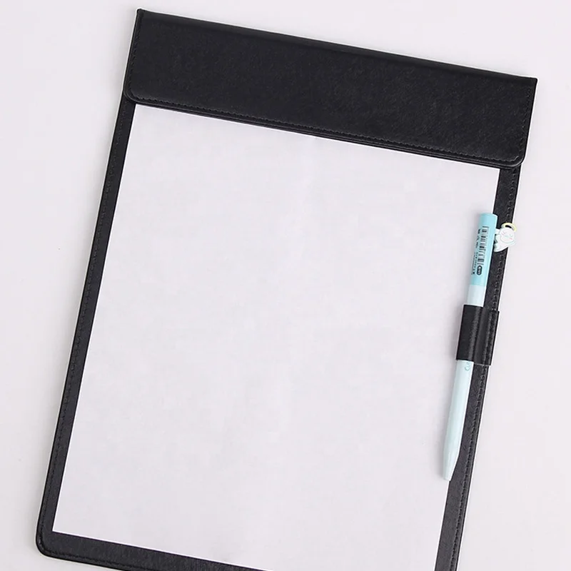 A4 PU Leather Custom Magnetic Menu Board By High Quality Manufacture Factory From Yimi