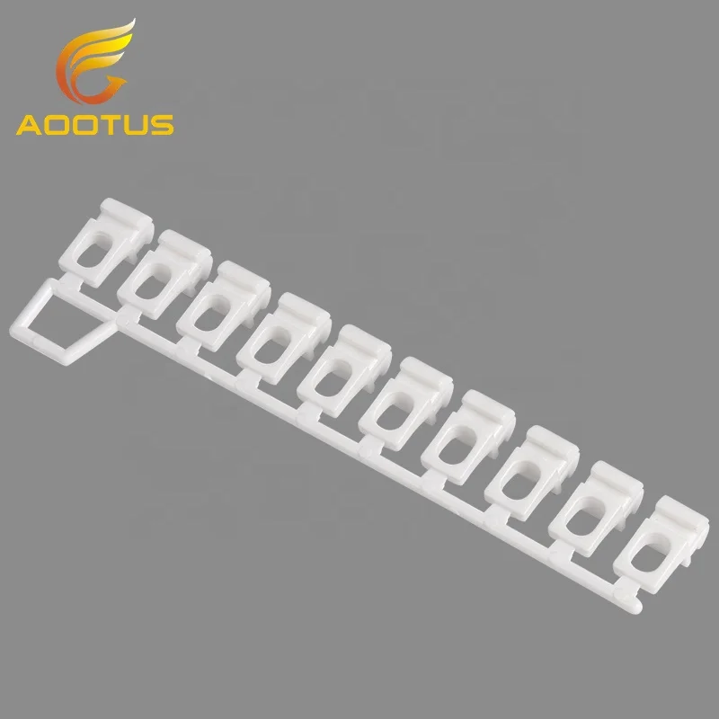 Silent Curtain Track Plastic Sliding Carrier For Small Square Curtain Rail