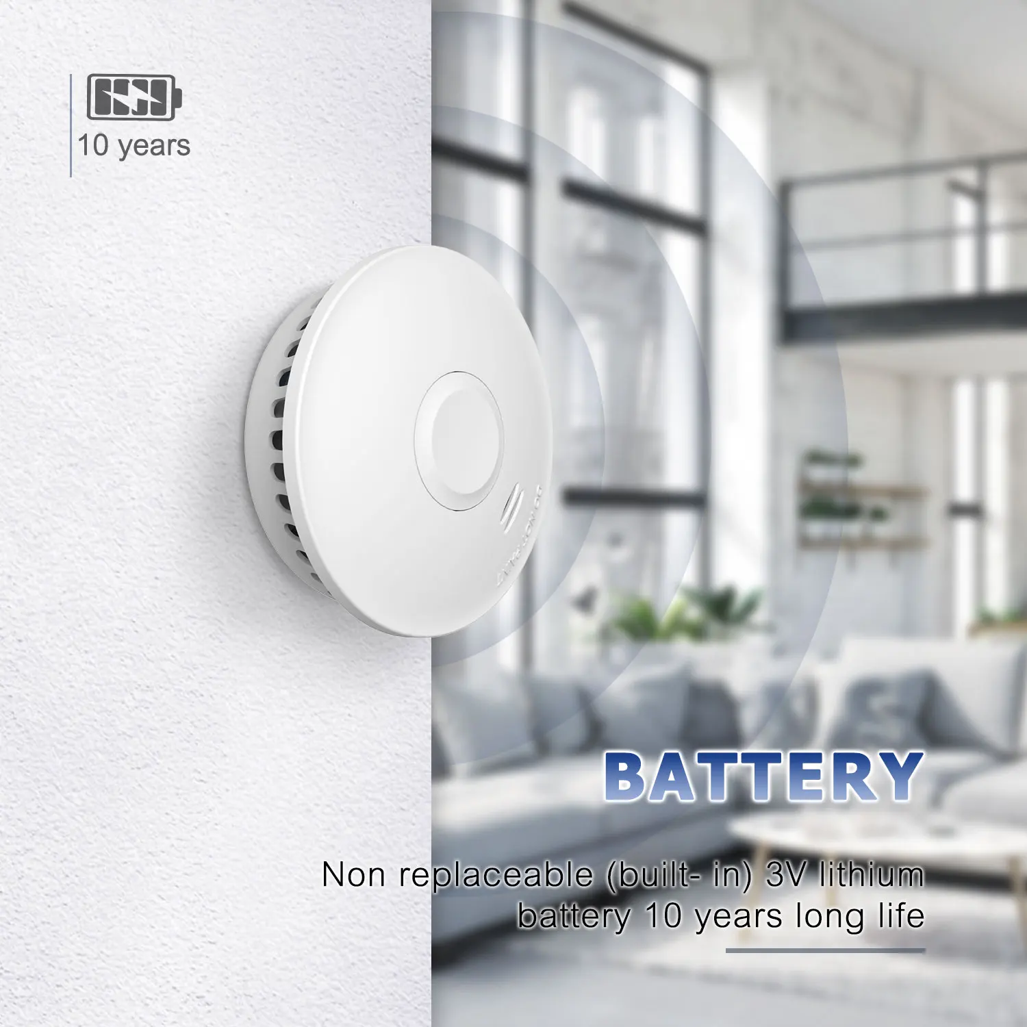 Производство ACTIVFIRE австралийская стандартная охранная сигнализация постоянного тока 3 в Встроенная литиевая батарея взаимосвязанный Детектор дымовой сигнализации