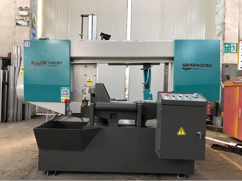 GB4240Z60 angle 0~60 degrees miter/inclinable angle metal/iron cutting horizontal band saw machine