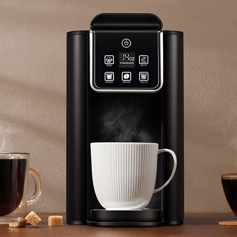 Coffee Maker Hot Iced Coffee Machine for K-Cup Pods & Ground Coffee 6 to 14 oz Brew Sizes 50 oz Removable Water Tank