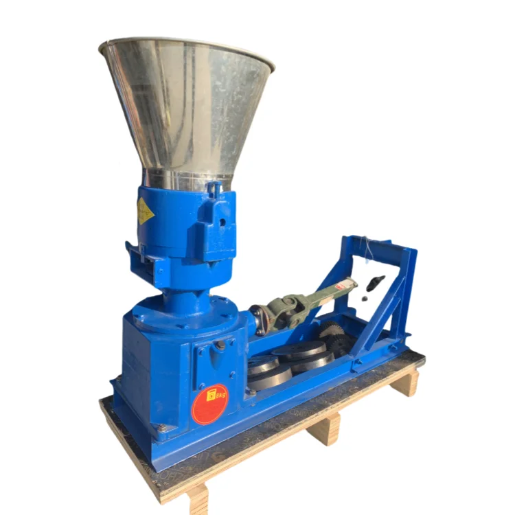 PTO Drive Flat Die Feed Pellet Press Machine for Chicken Pig Poultry Farm Livestock Feed Manufacturing