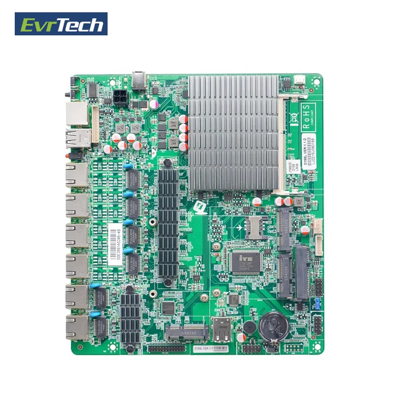 ITX Intel J1900 DDR3 безвентиляторный VGA дисплей 6 RJ45 LAN порт Ethernet Pfsense серверный брандмауэр scheda madre Промышленная материнская плата