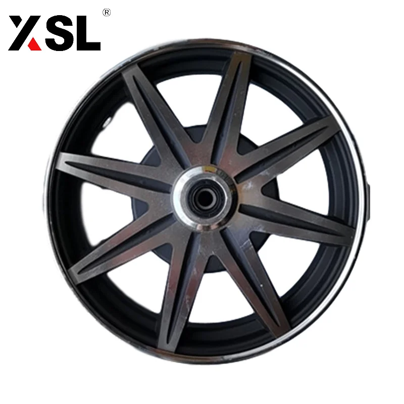 Прямая продажа с фабрики, 10 дюймов, 1,75 широкий Барабанный тормоз, дисковый тормоз, комбинированные мотоциклетные колеса, характеристики и модели в комплекте