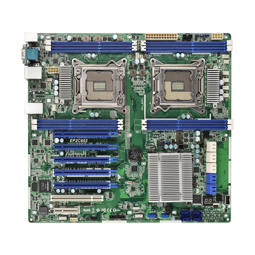 Серверная материнская плата для ASROCK EP2C602 LGA2011, поддержка Xeon 5-1600/2600/4600, высокое качество