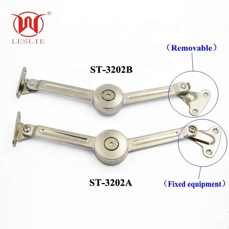 Adjustable Lift up Stay Support Buffer Hinge Toy Removable Box Hinge Support Drop Lids for Cabinet Support furniture hardware