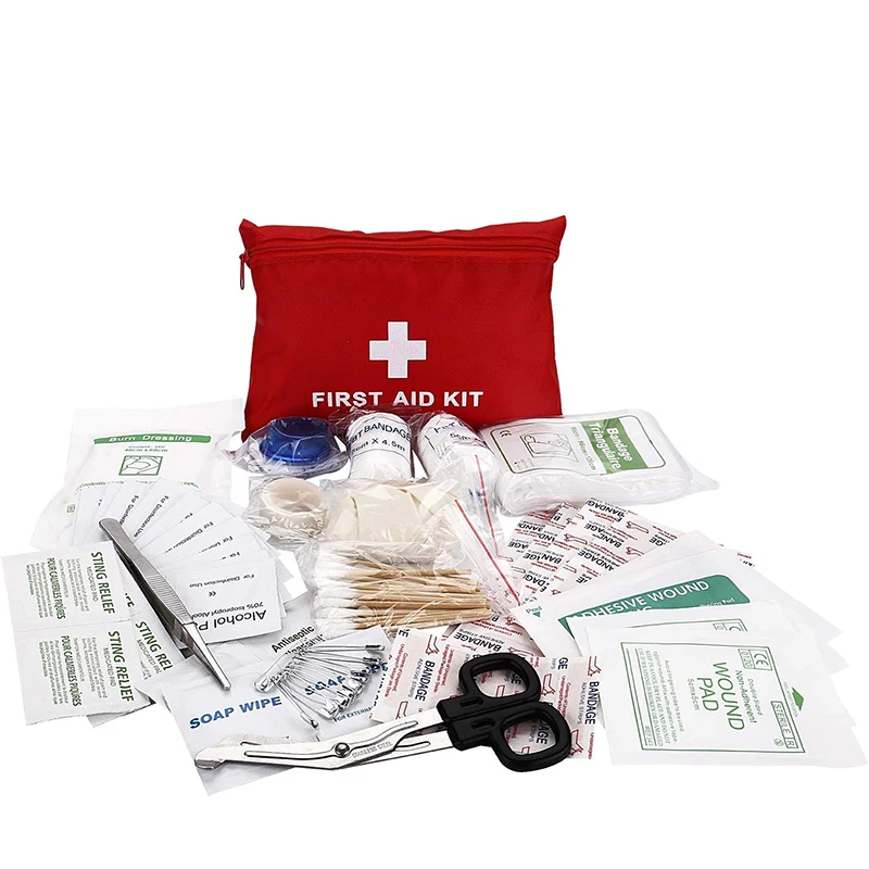 New Upgrade Emergency 125 pcs Essential Survival Gear kit Wilderness Camping Adventure Earthquake Hiking Backpack First Aid kits