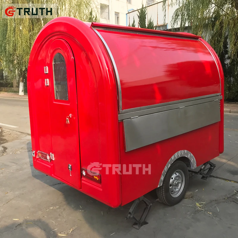  fully equipped scooter trailer New multifunction Mobile foodTruck Vending Food Cart For Sale