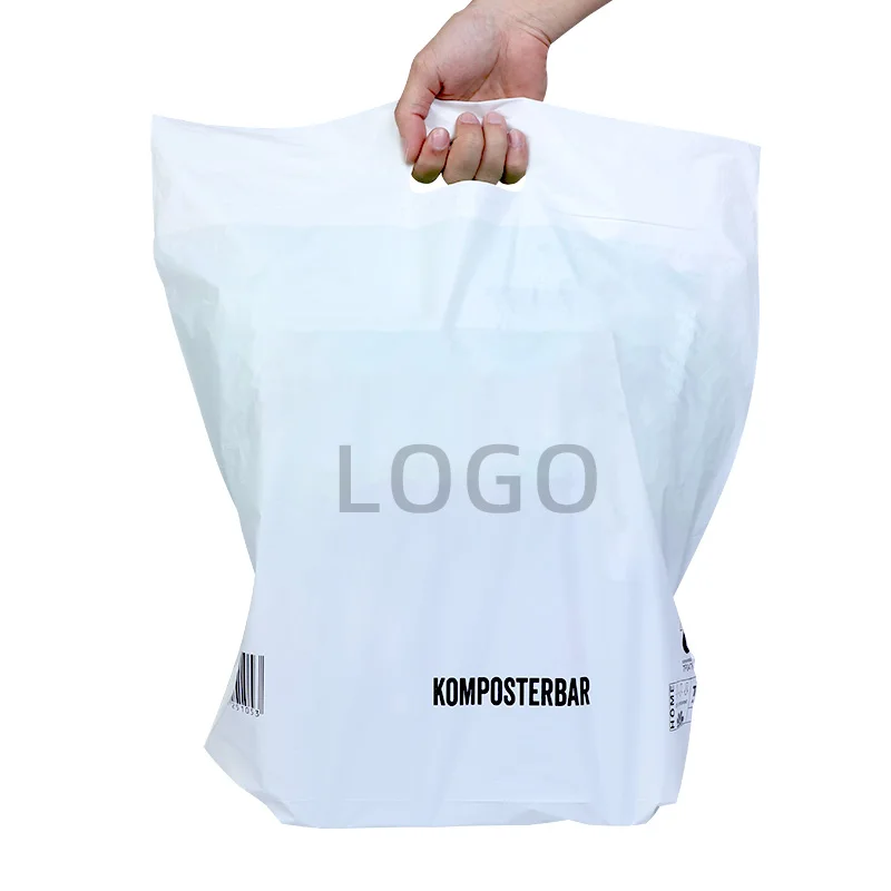 heavy duty compostable thicken waterproof plastic shopping bag  vest carrier supermarket plastic pe shopping mall bag
