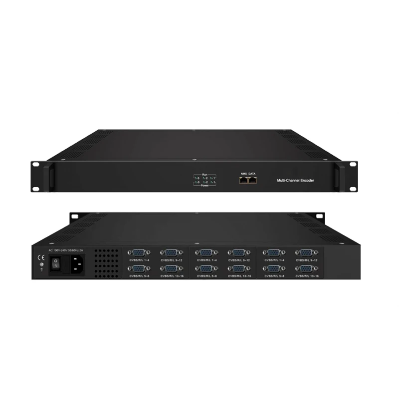 16 32 48 Channels PAL NTSC AV RCA to IPTV Encoder SD MPEG4 H.264 CVBS to IP Encoder
