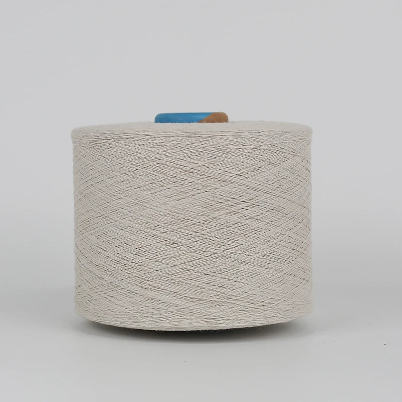 Multi colors OE carded recycled cotton yarn knitting yarns for sale