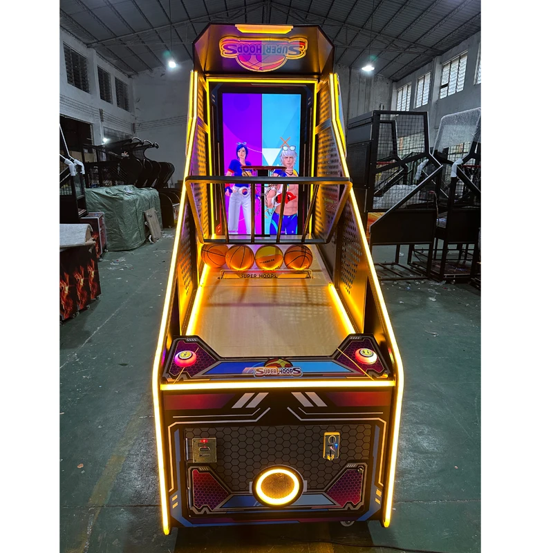 Arcade Basketball Game Machine Coin Pusher Entertainment Street Basketball Game Machine on sale