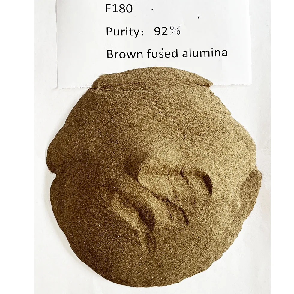 Sand blasting brown corundum mineral alumina molten alumina brown abrasive sand