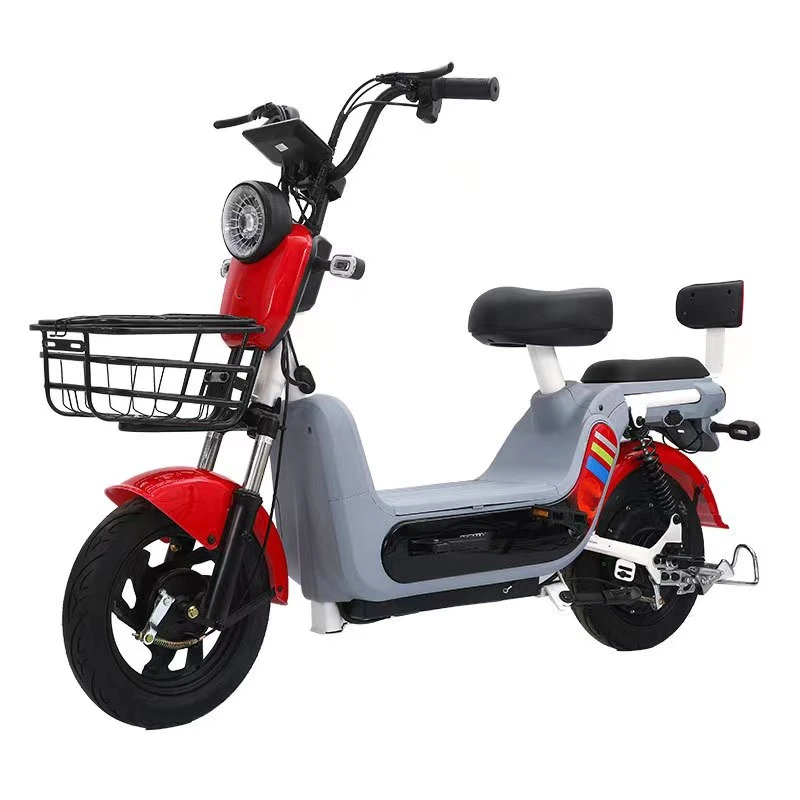 2024  HIGYM 2 wheels electric scooter  14 inch High Carbon Steel Frame Electric City Bike 48V/500W Brushless Motor