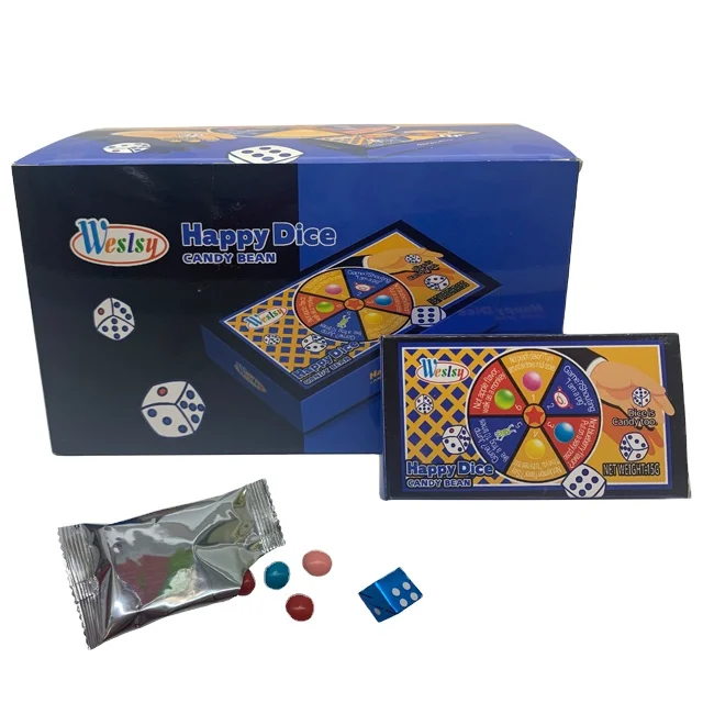 Happy Deci Game Candy Colorful Strange Flavor  super sour flavor Pepper flavor Deci Chewy Candy in Box Crazy Game Chewy Candy