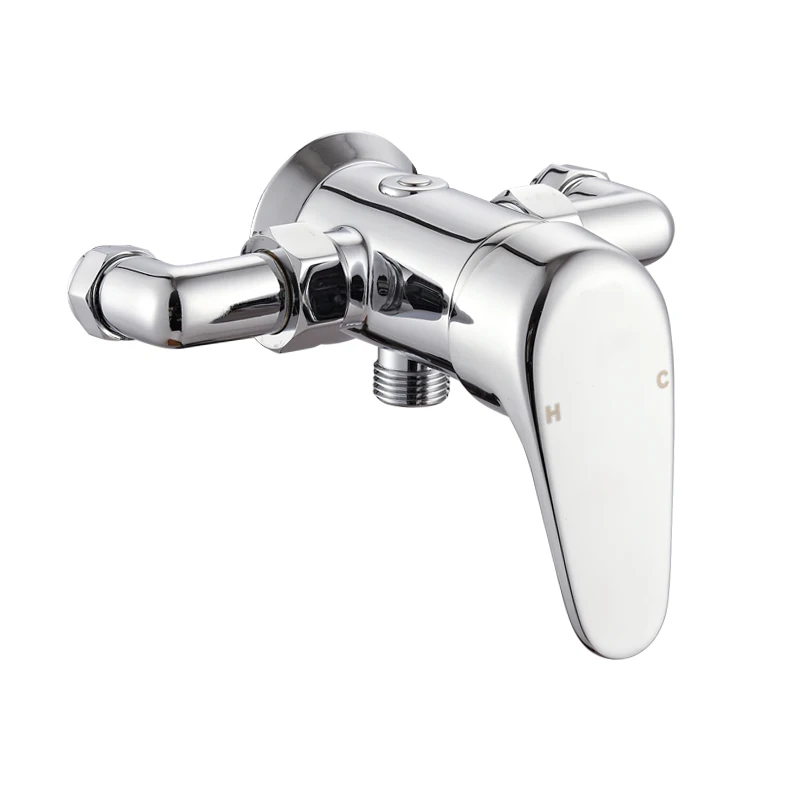 One Way Brass Exposed Shower Valve Mixer Bathroom Manual Shower Valve