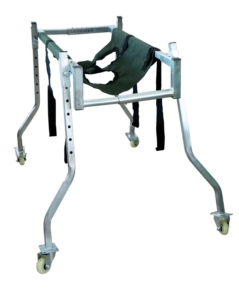 Calf walker hand-propelled quadricycle for the disabled stand-up stand Reinforcing for cattle, breeding calves,