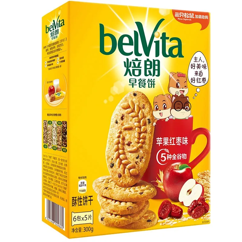 Оптовая продажа китайских молочных закусок пищевое белковое масло печенье и печенье