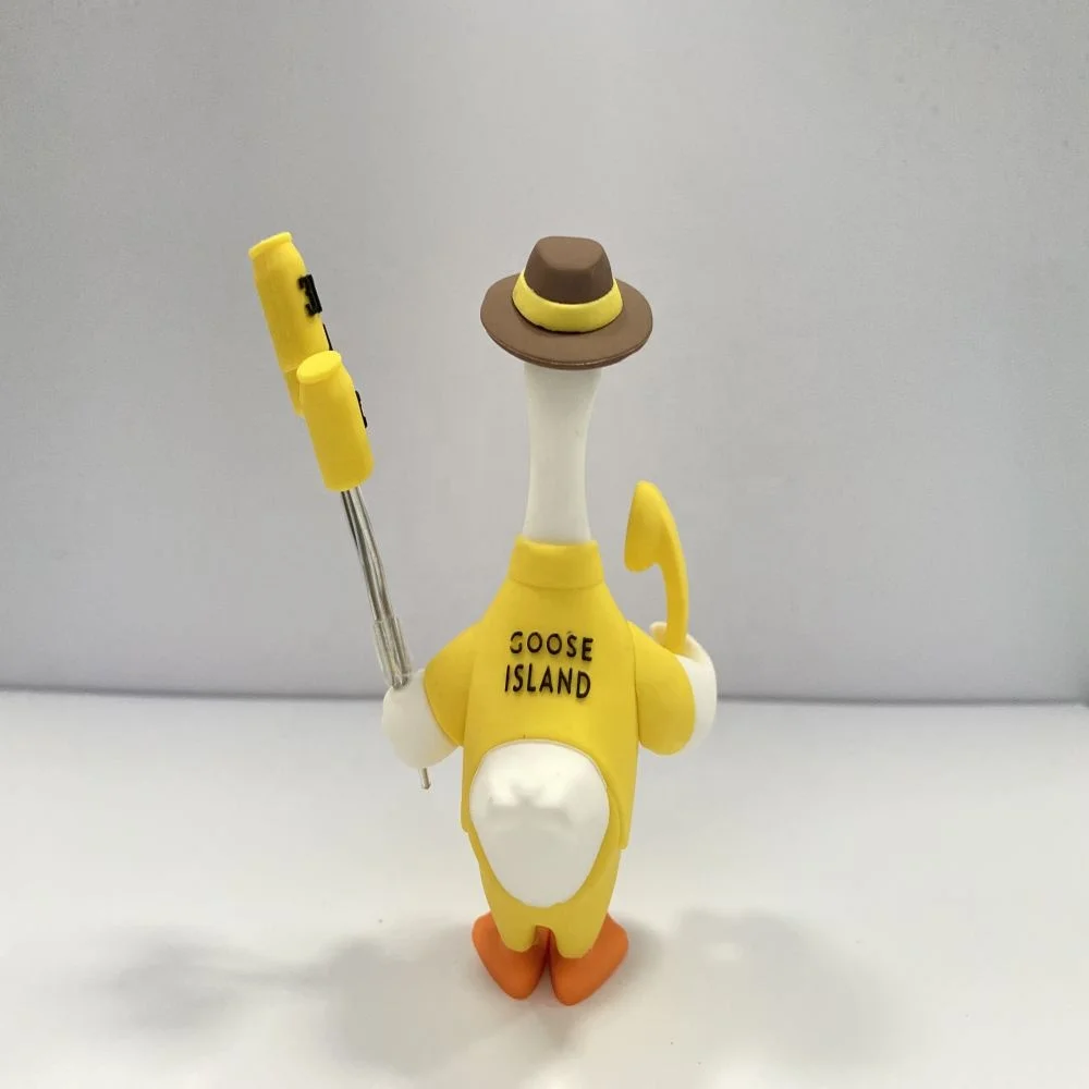 Желтая Утка 3D мягкая ПВХ Резина рекламные подарки Мультяшные персонализированные мягкие экшн-фигурки из ПВХ игрушки куклы