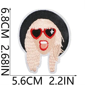 Fashion ROCK STAR Taylor  Queen CD Clothing Accessories Clothes  Embroidery  Iron on Patches