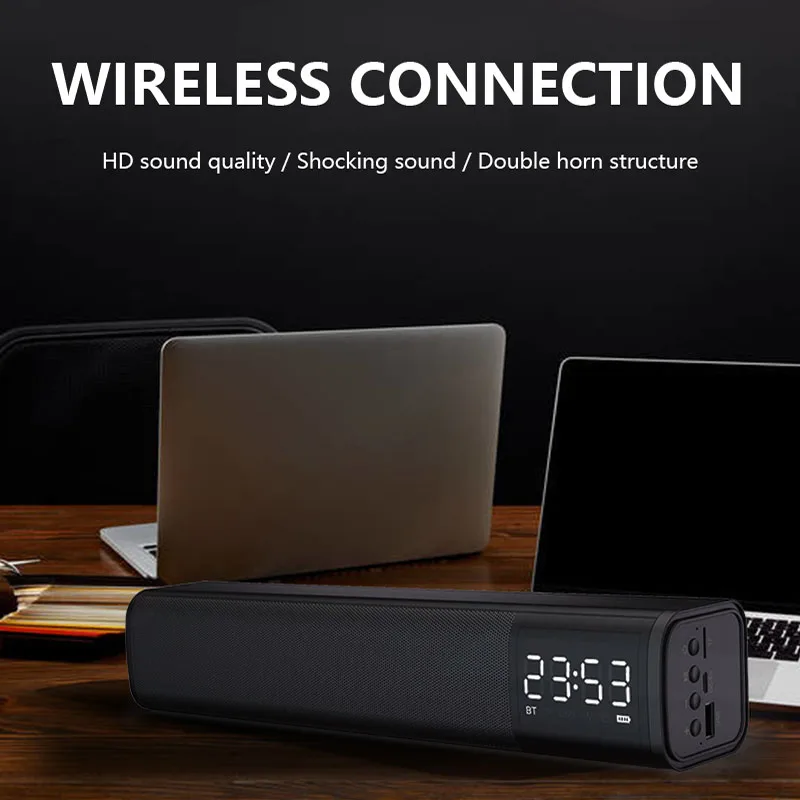 Новое поступление, креативный Hifi мини сабвуфер, беспроводной динамик, акустическая система для домашнего кинотеатра, Саундбар