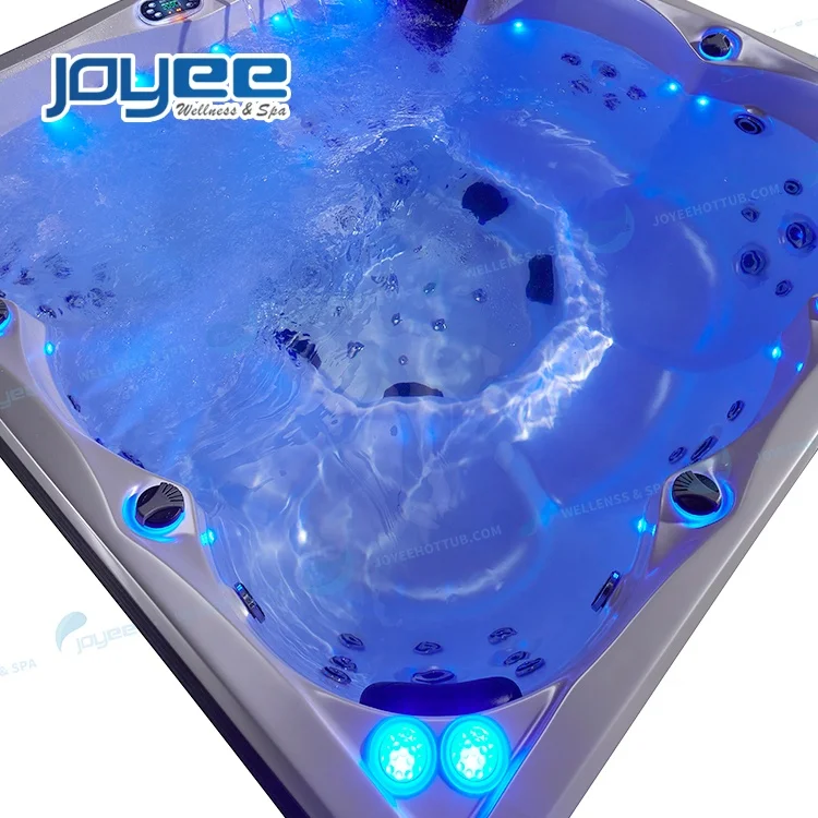  Горячая Распродажа гидромассажная Ванна JOYEE для семейных отелей глубокое замачивание акриловый массаж на 4 5 6 человек уличная в саду