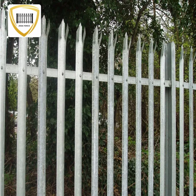 Горячеоцинкованная стальная ограда palisade/безопасная панель из ПВХ 2 4 м palisade