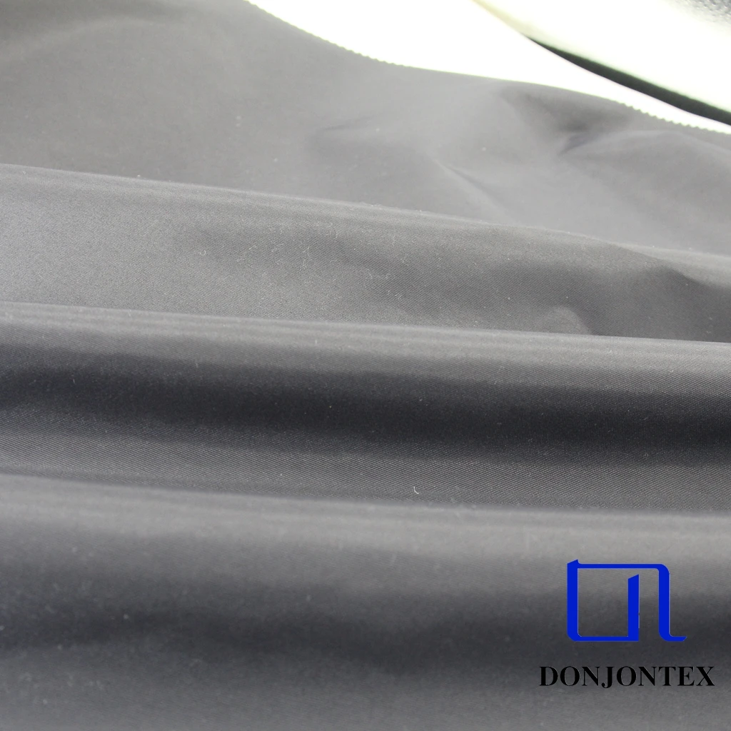 100% Nylon tricot laminated PU membrane Hardshell Two Layer waterproof fabrics for Raincoat
