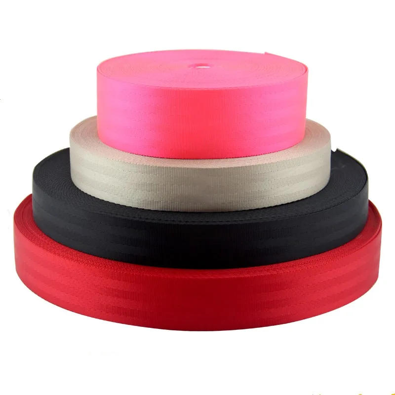 Heavy customized 50mm nylon seat belt webbing for car