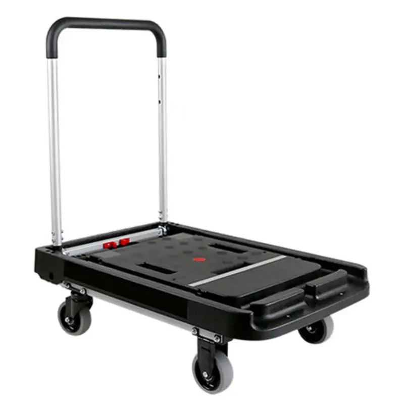 Flatbed high quality domestic push platform trolley Heavy duty domestic moving courier trolley ZH250